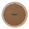 Decorative Round Natural Wood Wall Mirror for the Entryway, Living Room, or Vanity